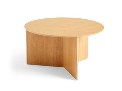 Table Slit Bois|H 35,5 x Ø 65 cm|Laqué chêne