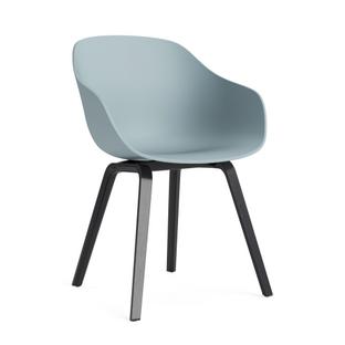 About A Chair AAC 222 Chêne laqué noir|Dusty blue 2.0