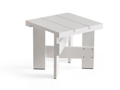 Table basse Crate  Pin laqué blanc