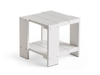 Table d'appoint Crate  Pin laqué blanc