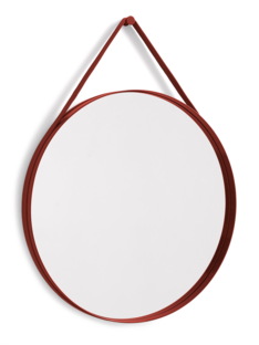 Miroir Strap No 2 ø 70 cm|Rouge