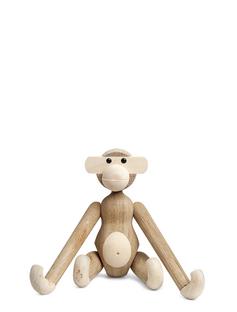 Figurine Singe Petit (H 19 cm)|Chêne/érable naturel