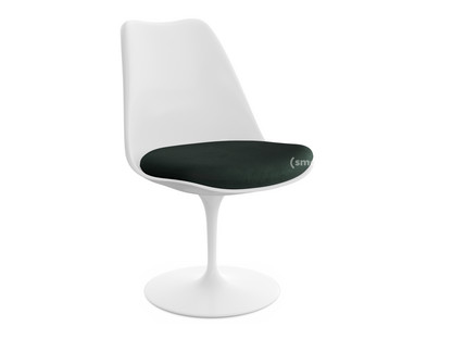 Chaise Tulipe Saarinen Rotatif|Coussin d'assise|Blanc|Cactus (Eva 169)