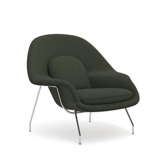 Chaise Womb  Moyen (H 79cm / l 89cm / P 79cm)|Tissu Curly - Vert