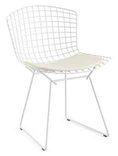 Chaise Bertoia Blanc|Vinyl blanc