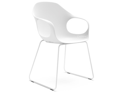 Chaise Elephant Sledge Blanc|Acier, couleur de la coque