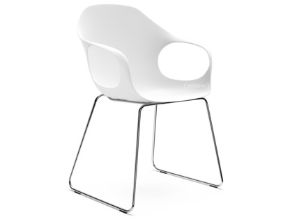 Chaise Elephant Sledge Blanc|Acier chromé