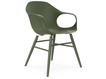 Chaise Elephant Wood Vert olive|Hêtre, couleur de la coque