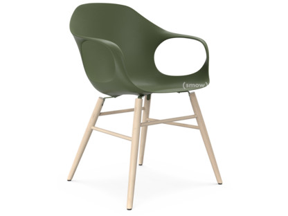 Chaise Elephant Wood Vert olive|Hêtre