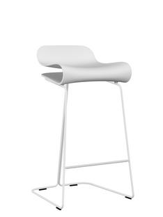 Tabouret de bar BCN Blanc|Acier, couleur de la coque|Version cuisine: 67 cm