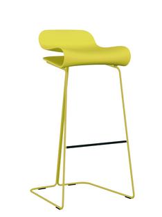 Tabouret de bar BCN Jaune zinc|Acier, couleur de la coque|Version bar: 76 cm