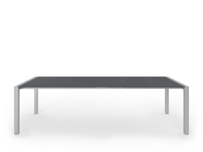 Table extensible Sushi Fenix gris Bromo avec bord de même couleur|L 177-271 x l 100 cm|Aluminium andoisé
