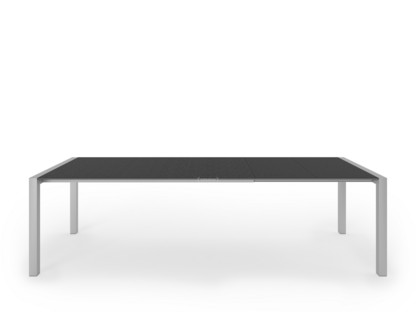 Table extensible Sushi Stratifié noir|L 177-271 x l 100 cm|Aluminium andoisé