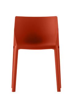 Chaise LP rouge corail|Sans accotoirs