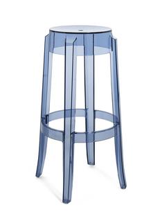 Chaise Charles Ghost Piétement 46 x assise 29 x hauteur 75|Transparent|Bleu poudré