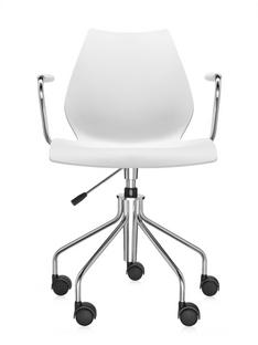 Chaise Maui Swivel Chair Avec accoudoirs|Blanc zinc