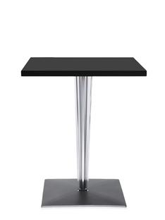 Table d'appoint top top Rectangulaire H 72 x l 60 x L 60 cm|Stratifié|Noir