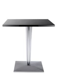 Table d'appoint top top Rectangulaire H 72 x l 70 x L 70 cm|Werzalit inrayable|Noir