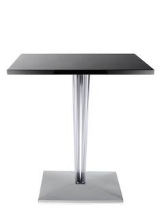 Table d'appoint top top Rectangulaire H 72 x l 70 x L 70 cm|Werzalit inrayable|Noir