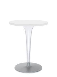 Table d'appoint top top Rond Ø 60 x H 72 cm|Stratifié|Blanc