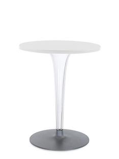 Table d'appoint top top Rond Ø 60 x H 72 cm|Werzalit inrayable|Blanc