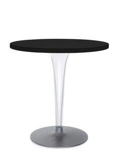 Table d'appoint top top Rond Ø 70 x H 72 cm|Stratifié|Noir