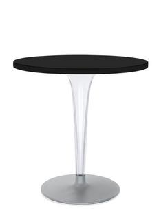 Table d'appoint top top Rond Ø 70 x H 72 cm|Stratifié|Noir