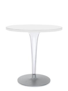 Table d'appoint top top Rond Ø 70 x H 72 cm|Stratifié|Blanc