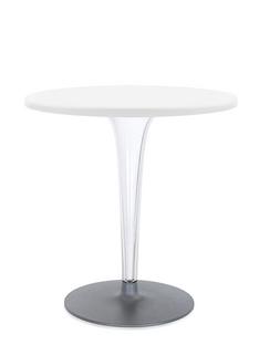 Table d'appoint top top Rond Ø 70 x H 72 cm|Werzalit inrayable|Blanc
