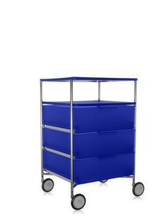 Caisson Mobil 3 tiroirs - 1 compartiment|Opalin|Bleu cobalt
