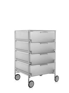 Caisson Mobil  4 tiroirs - Pas de compartiment|Opalin|Glace