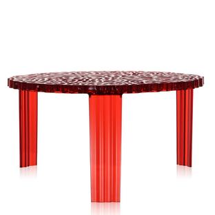 T-Table 28 cm|Transparent|Rouge