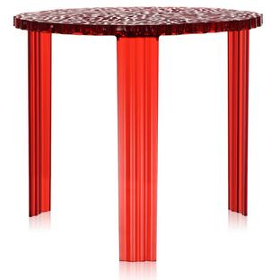 T-Table 44 cm|Transparent|Rouge
