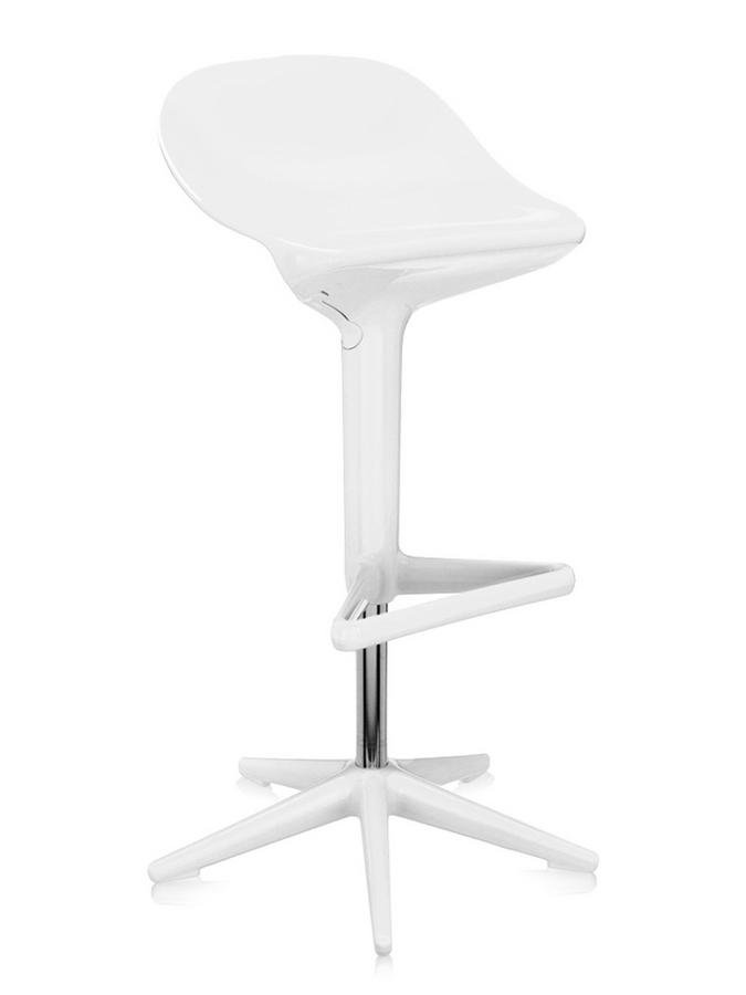 Spoon, Blanc Kartell Chaises & Tabourets de bar Mobilier design