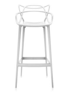 Tabouret de bar Masters Blanc|Version bar: 75 cm