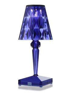 Lampe Battery Bleu transparent