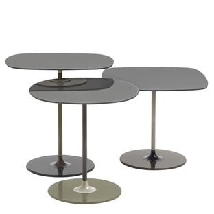 Table d'appoint Thierry Ensemble de 3|Gris