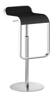 Tabouret LEM 66-79 cm|Noir / chromé mat