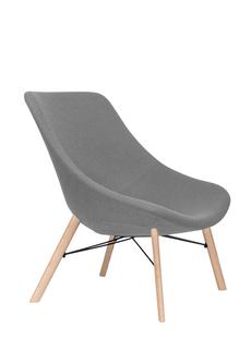 Fauteuil Auki  Hallingdal 130 - gris clair|Sans appui-tête