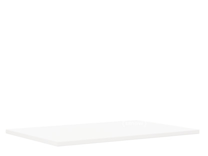Plateau de table Eiermann Mélaminé blanc avec bords blancs|120 x 80 cm