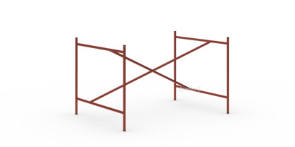 Châssis de table Eiermann 1 Rouge oxyde|Centré|110 x 78 cm|Sans rallonge en hauteur (hauteur 66 cm)