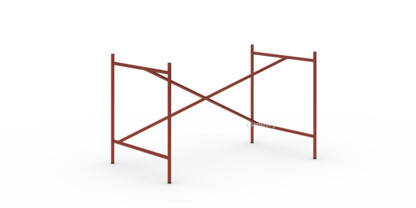 Châssis de table Eiermann 1 Rouge oxyde|Décalé|110 x 66 cm|Sans rallonge en hauteur (hauteur 66 cm)