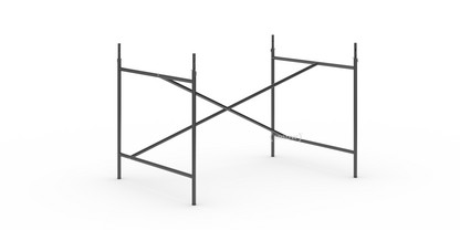 Châssis de table Eiermann 1 Noir|Décalé|110 x 78 cm|Avec rallonge en hauteur (hauteur 72-85 cm)