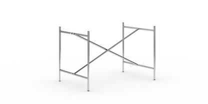 Châssis de table Eiermann 2 Chromé|Vertical, centré  |100 x 66 cm|Sans rallonge en hauteur (hauteur 66 cm)