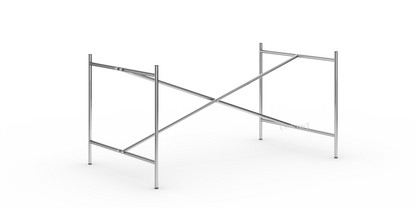 Châssis de table Eiermann 2 Chromé|Vertical, centré  |135 x 78 cm|Sans rallonge en hauteur (hauteur 66 cm)
