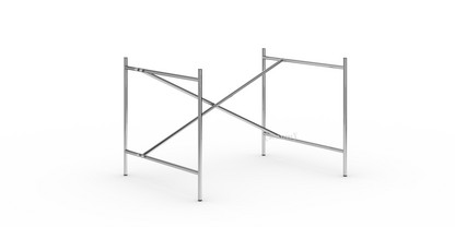Châssis de table Eiermann 2 Chromé|Vertical, décalé  |100 x 78 cm|Sans rallonge en hauteur (hauteur 66 cm)