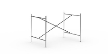 Châssis de table Eiermann 2 Acier inoxydable |Vertical, centré  |100 x 66 cm|Sans rallonge en hauteur (hauteur 66 cm)