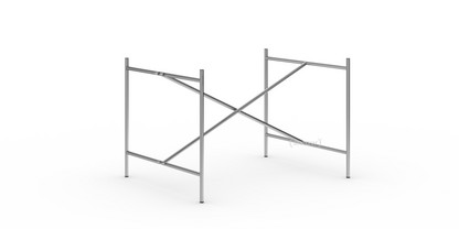 Châssis de table Eiermann 2 Acier inoxydable |Vertical, centré  |100 x 78 cm|Sans rallonge en hauteur (hauteur 66 cm)