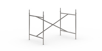 Châssis de table Eiermann 2 Acier brut|Vertical, centré  |100 x 66 cm|Avec rallonge en hauteur (hauteur 72-85 cm)