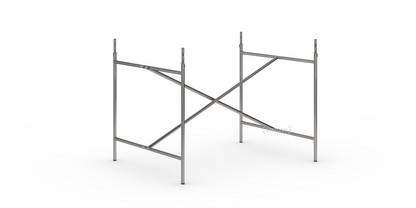 Châssis de table Eiermann 2 Acier brut|Vertical, centré  |100 x 78 cm|Avec rallonge en hauteur (hauteur 72-85 cm)
